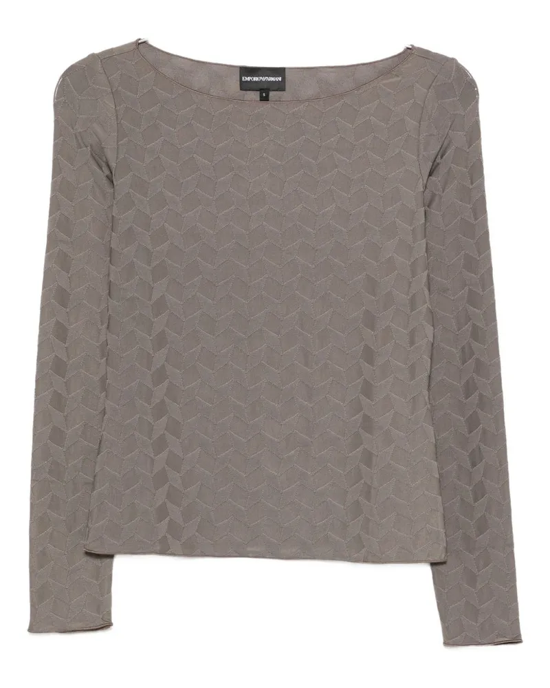 Emporio Armani Boot Hals -Jumper Dove