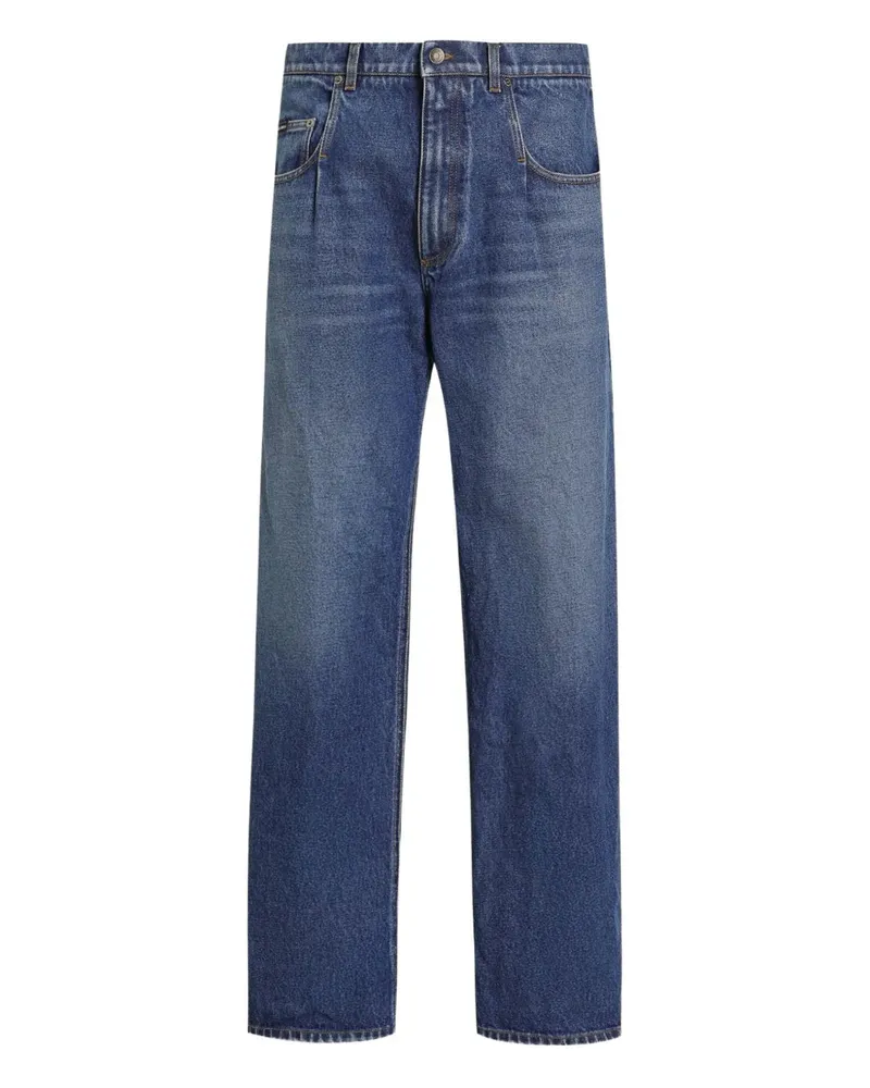Dolce & Gabbana Jeans mit Logo -Appliké S9001