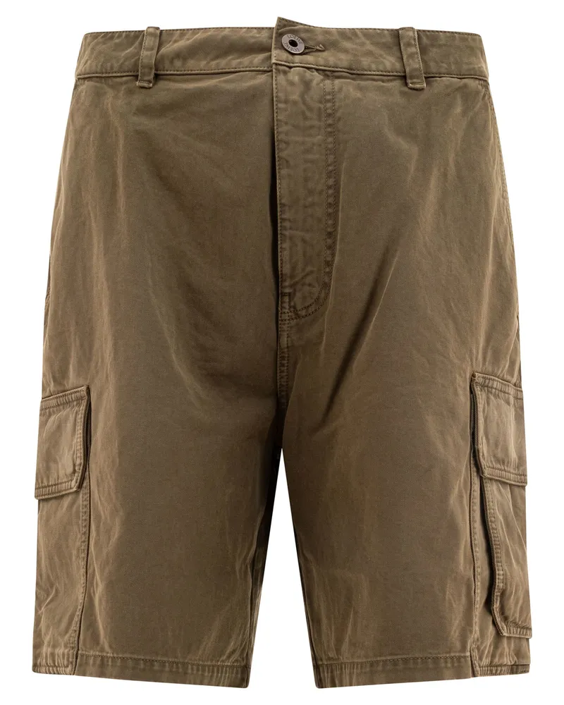 Loewe Baumwoll-Cargoshorts Green