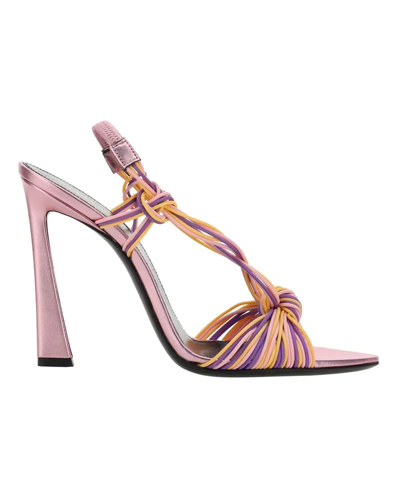 Saint Laurent Pool 105 Fersensandalen Rosa