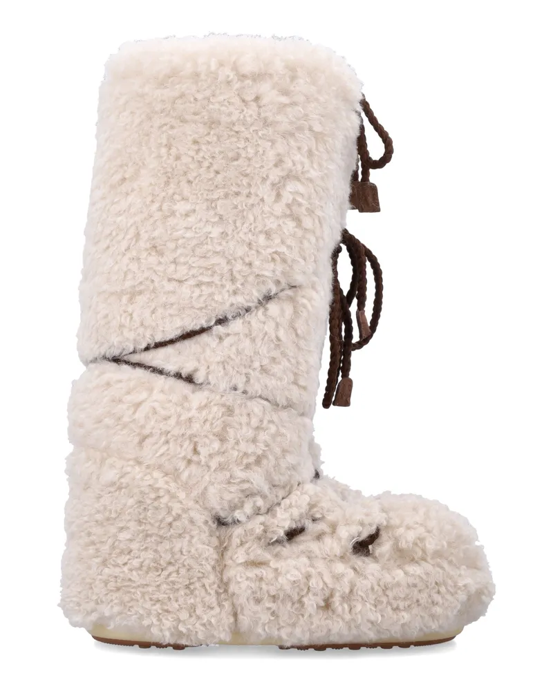 Moon Boot Flache Schuhe Beige Beige
