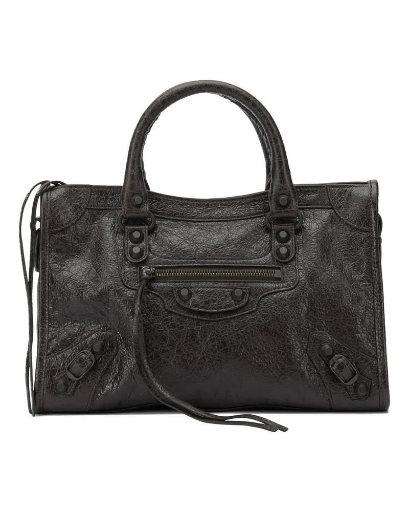 Balenciaga Le City“ Handtasche Brown
