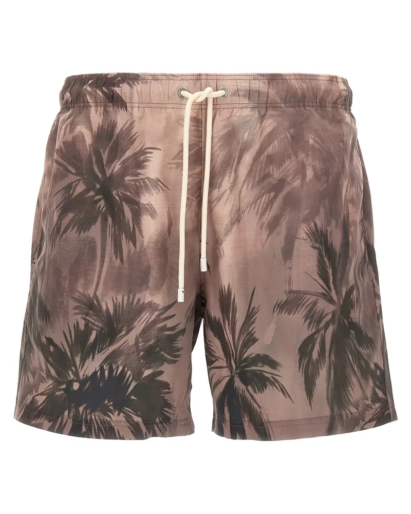 Palm Angels Sunset Palms' Badeanzug Multicolor