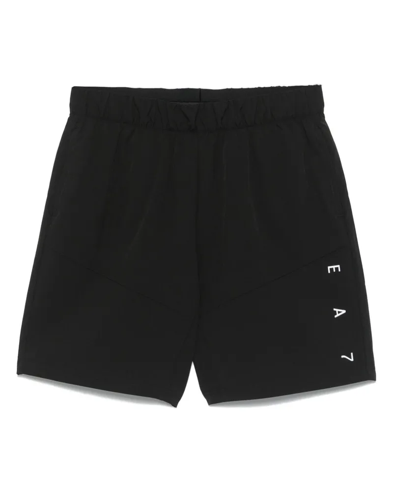 EA7 Logo Shorts Black
