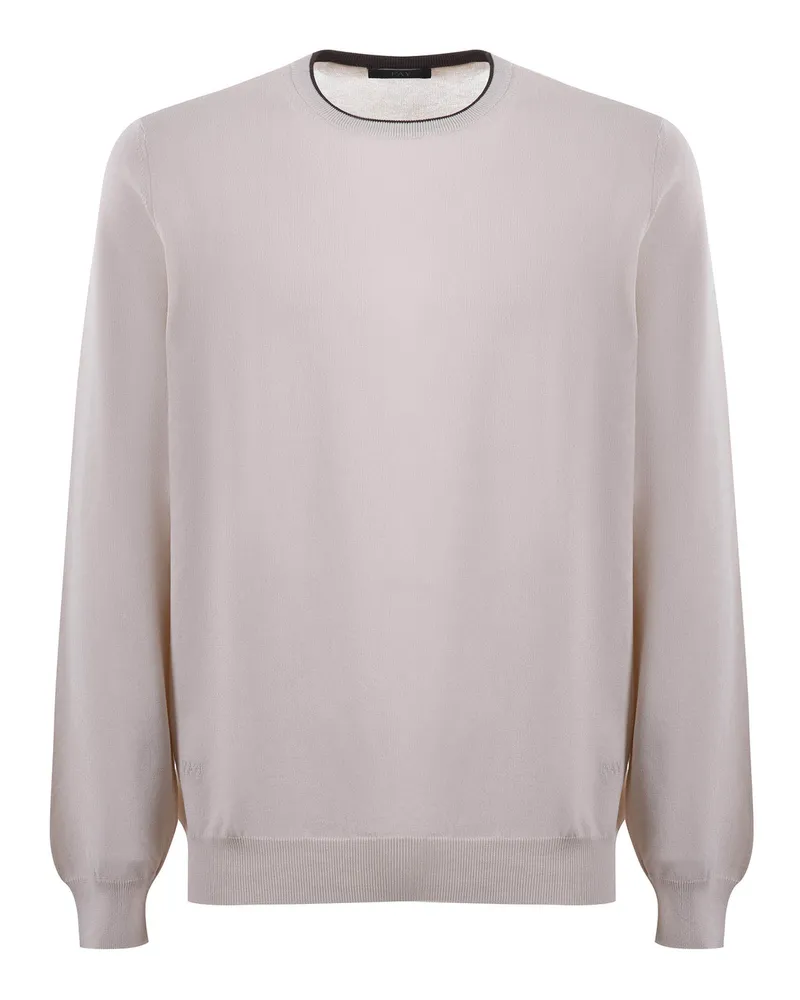 Fay Pullover in Baumwollgarn Ivory