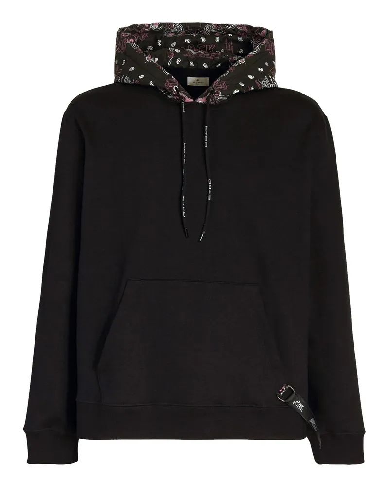 Etro mit Kapuze -Sweatshirt Schwarz