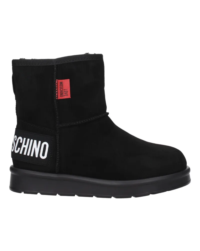 Moschino Liebe Moschino Boots Frauen Wildleder schwarz -