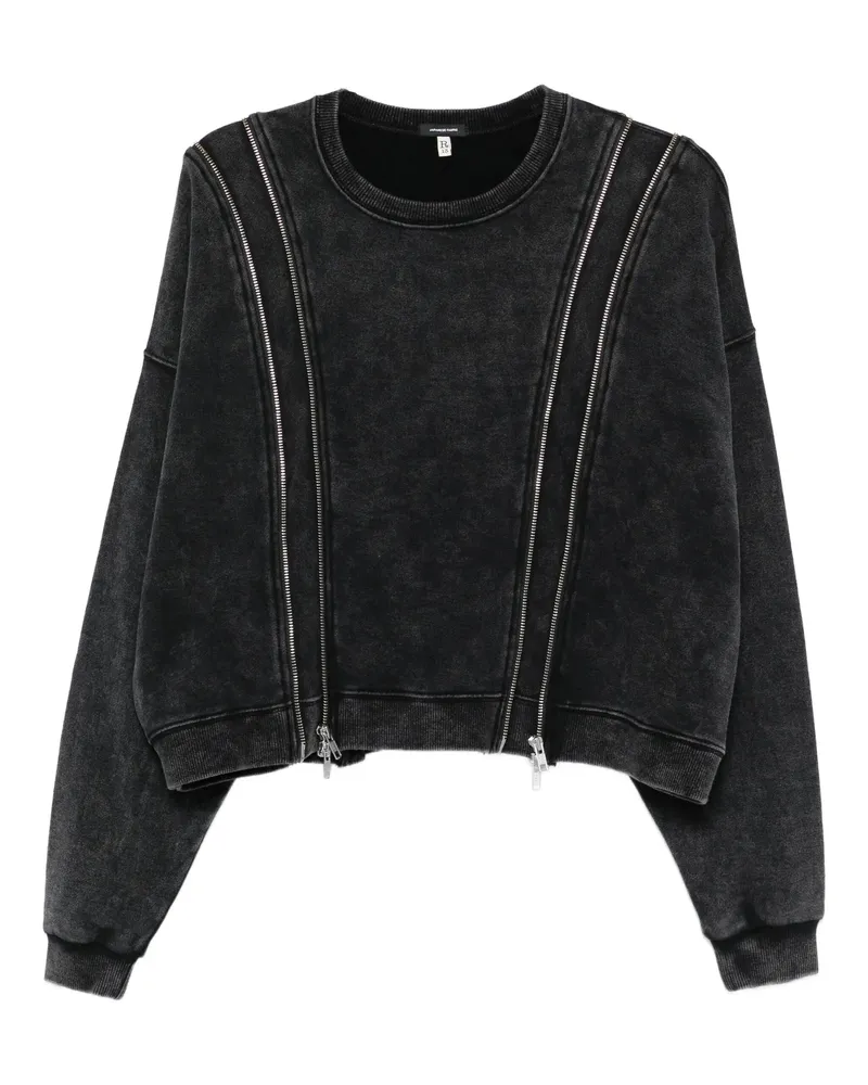 R13 Reißverschluss Crewneck 