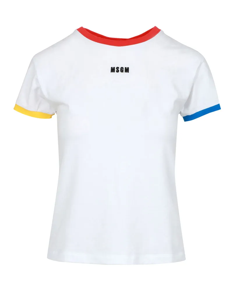 MSGM T -Shirts und Polos weiß White