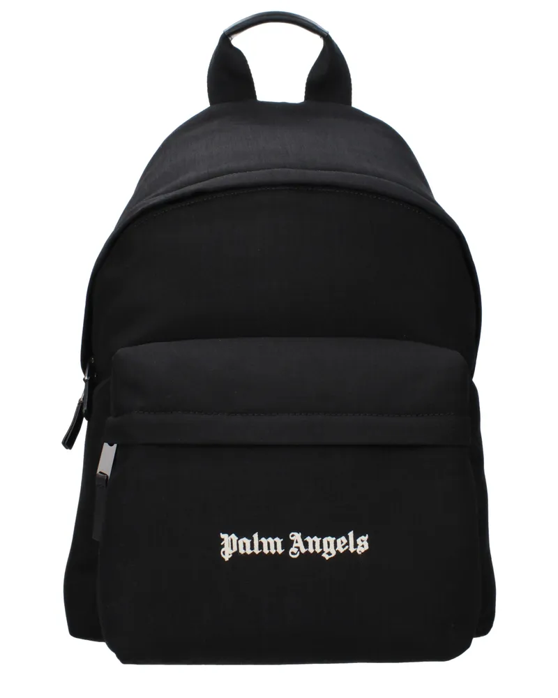 Palm Angels Herrens Taschen und Rucksäcke aus schwarzem Stoff -