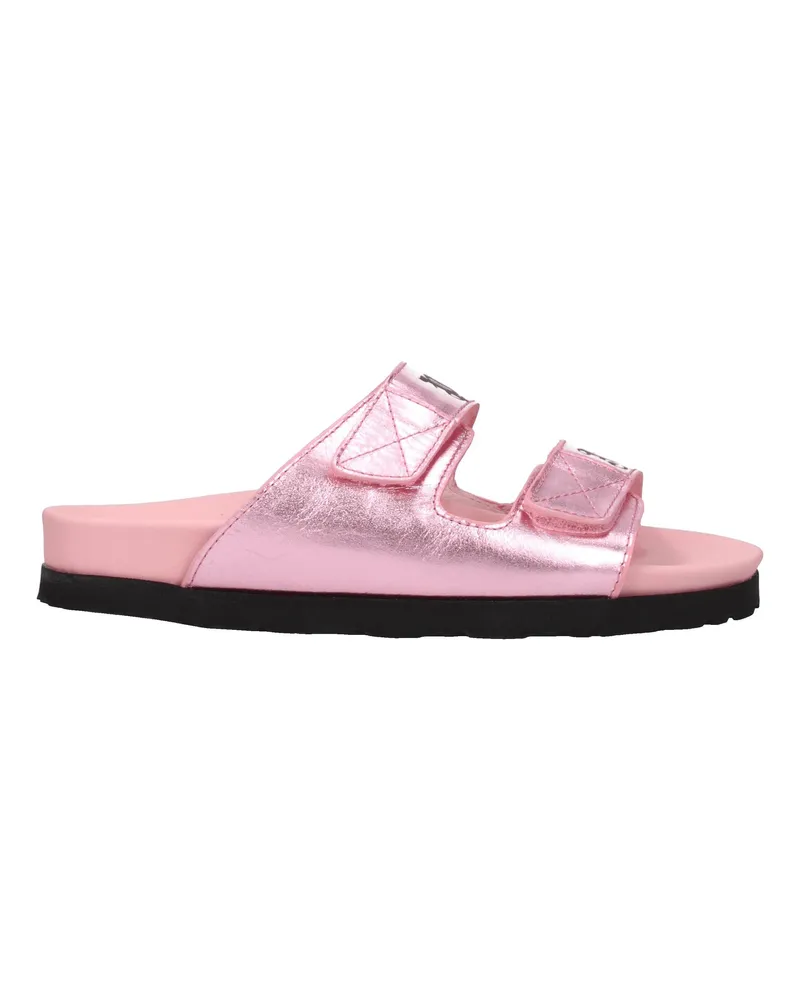 Palm Angels Hausschuhe und Hufe Frauen rosa Leder -
