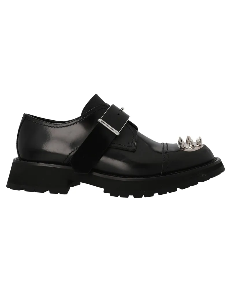 Alexander McQueen besetzt Derby Schuhe Black