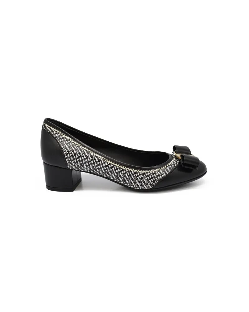Ferragamo Eva Lesepumpen Black