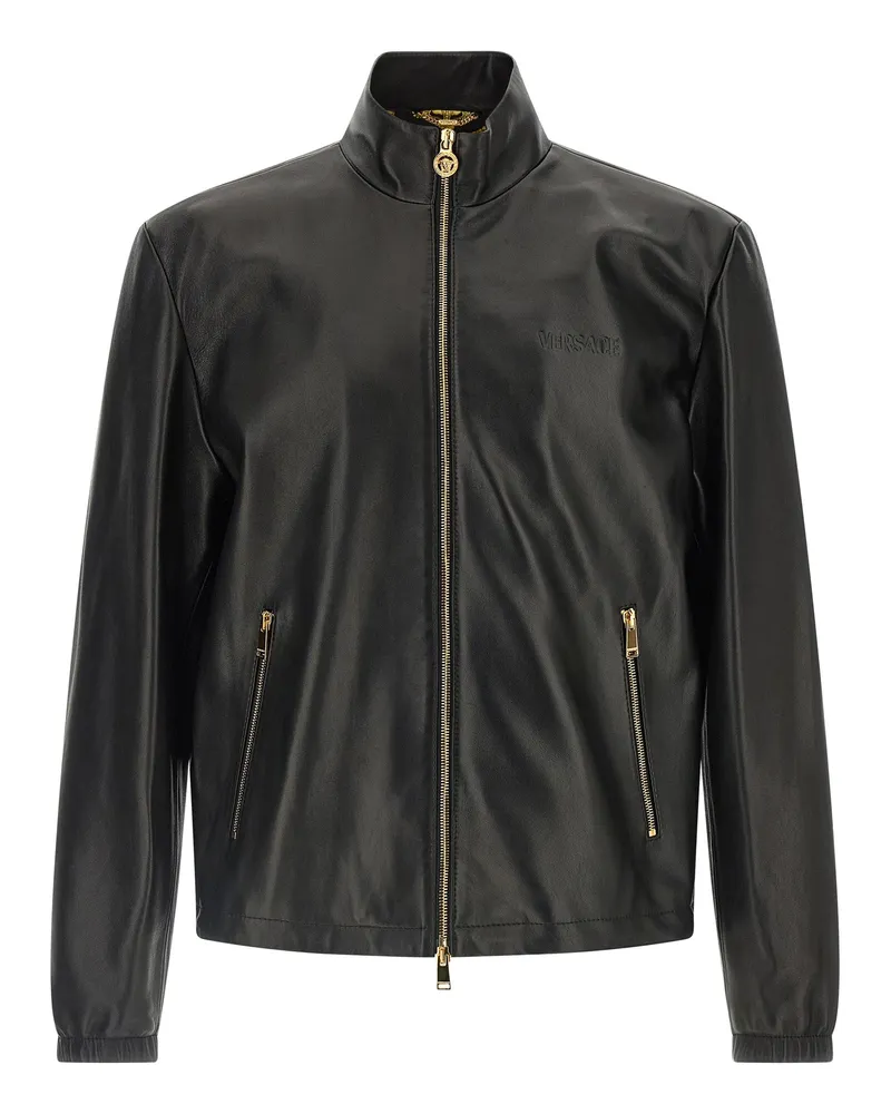 Versace Plongé Nappajacke Black
