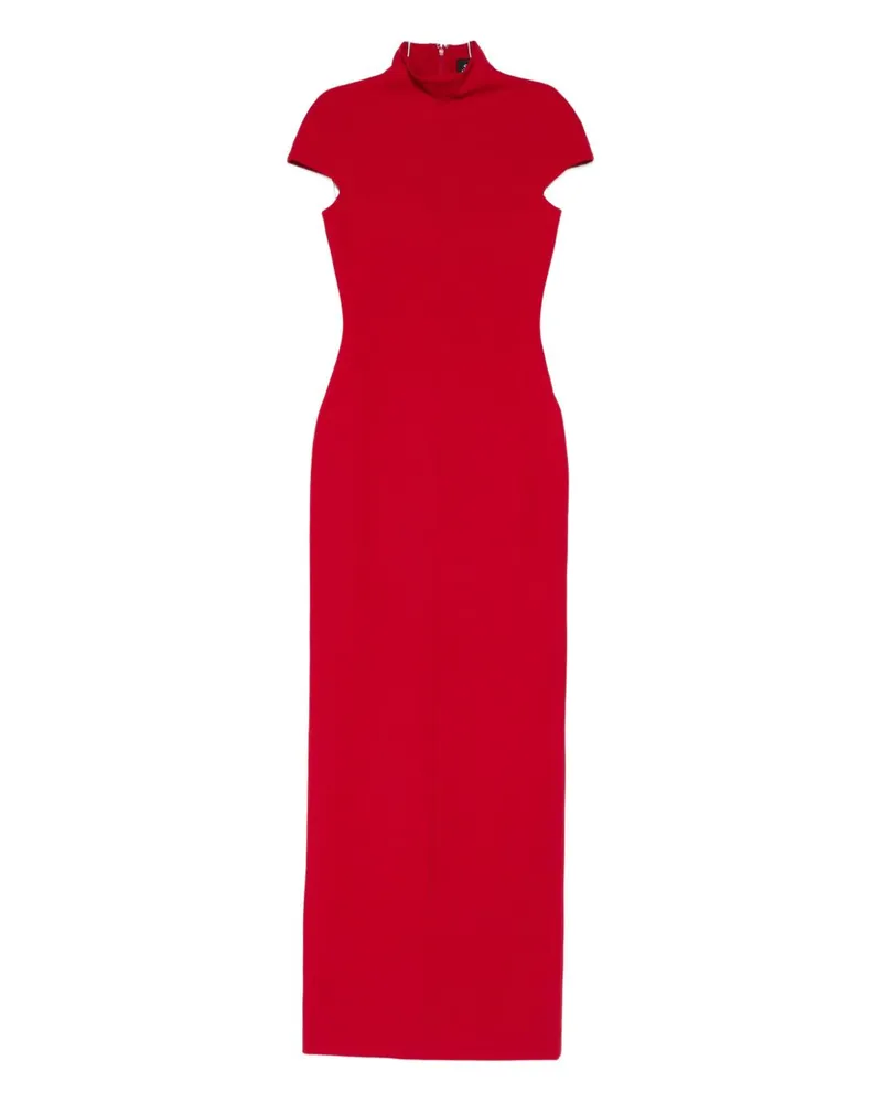 Solace London Lang Maxikleid Red