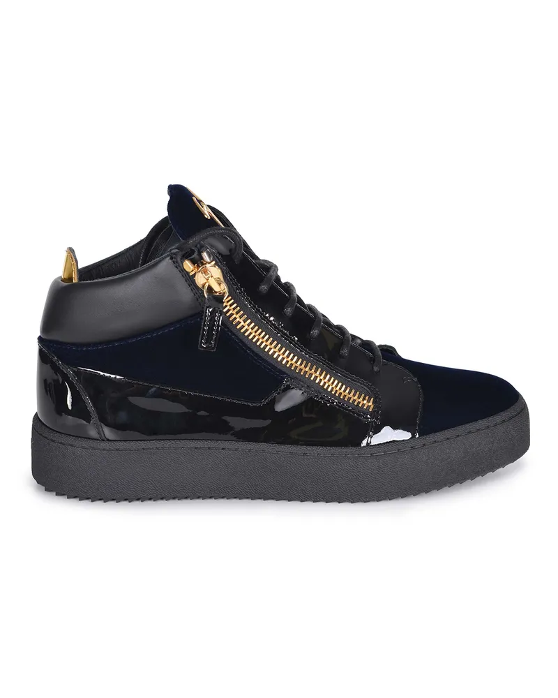 Giuseppe Zanotti High Top Sneakers "Kriss" aus Leder Black