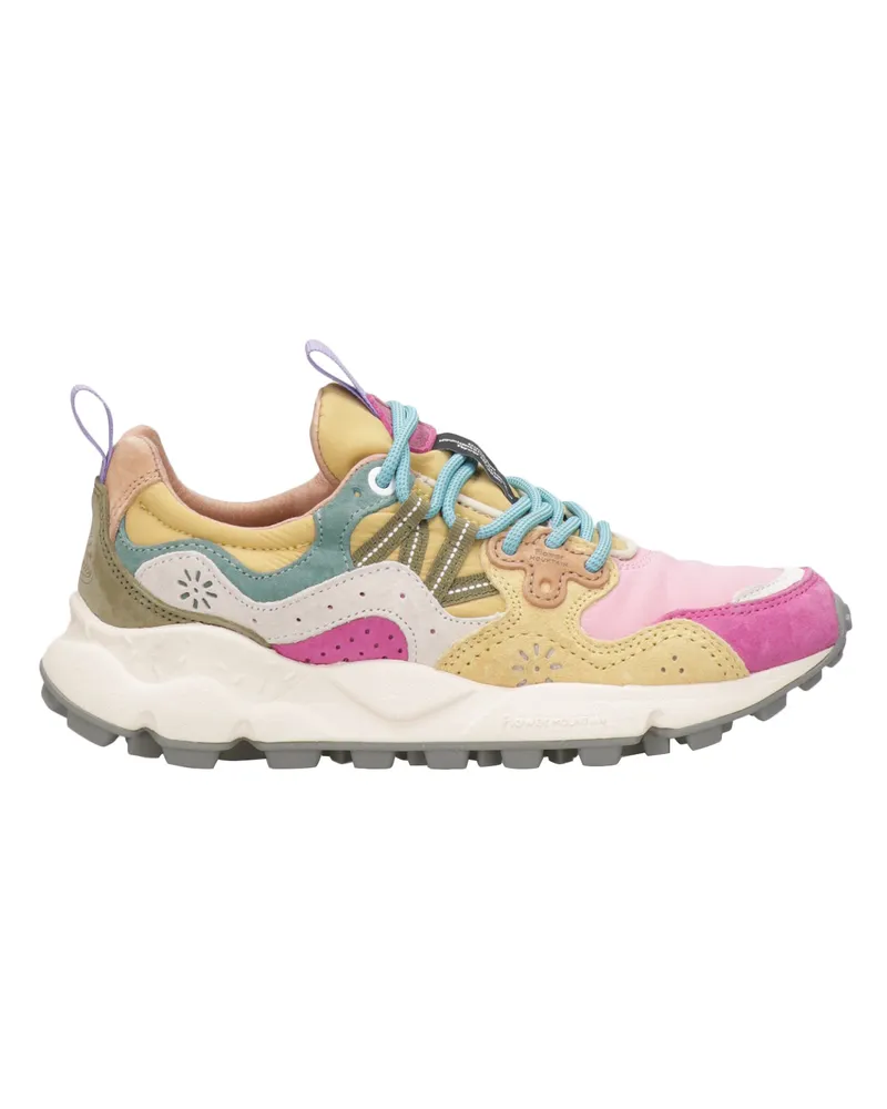 Flower MOUNTAIN Sneakers Rosa+crema