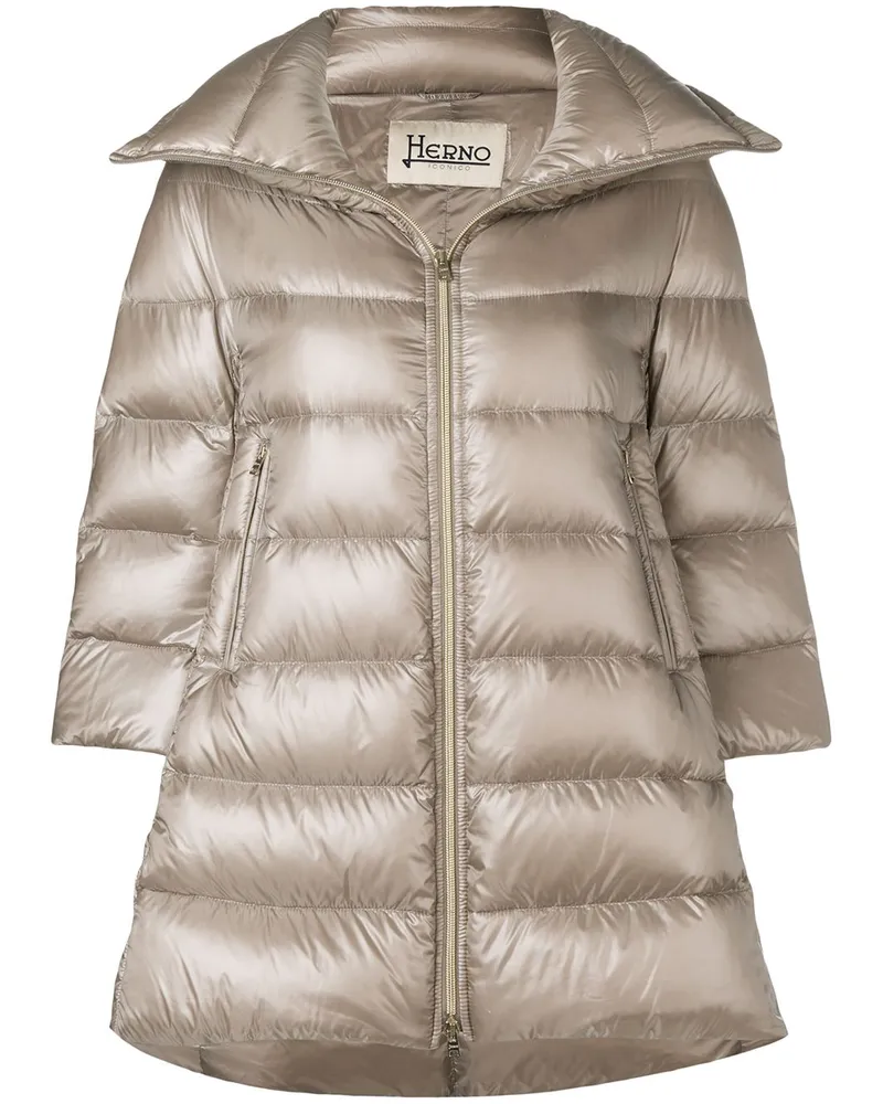 Herno Cleofe Midi Down Jacke Dove