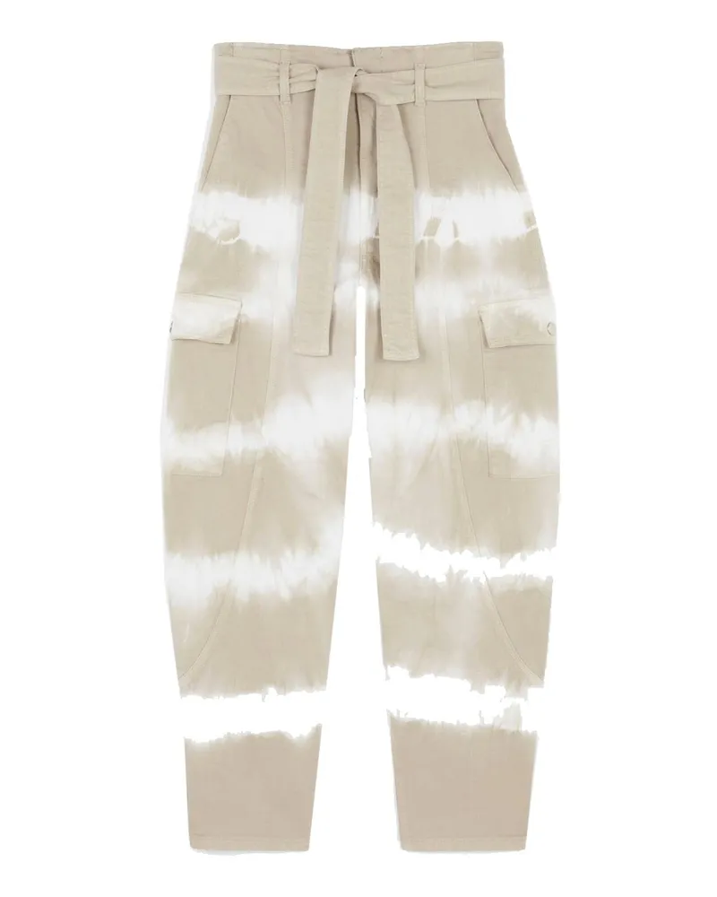 Stella McCartney Binde Dye Denim Jeans Weiß