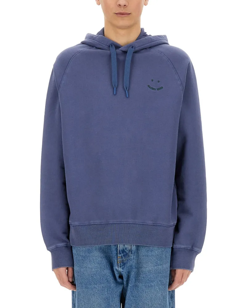 Paul Smith PS von Paul Smith "Happy" Hoodie Blue