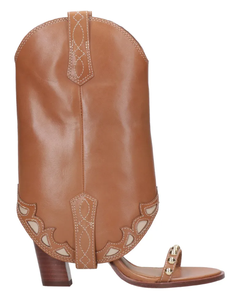 ash Aschenstiefel Lederbraun Leather