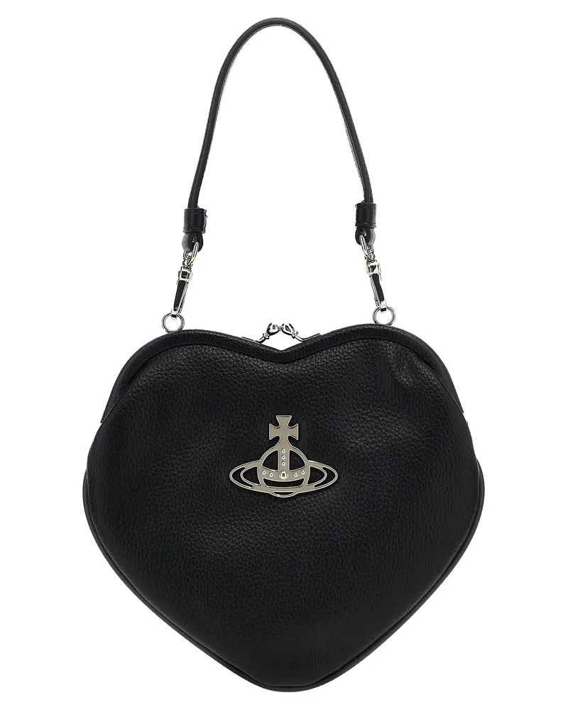 Vivienne Westwood Belle Heart Frame Tasche' Handtasche Black