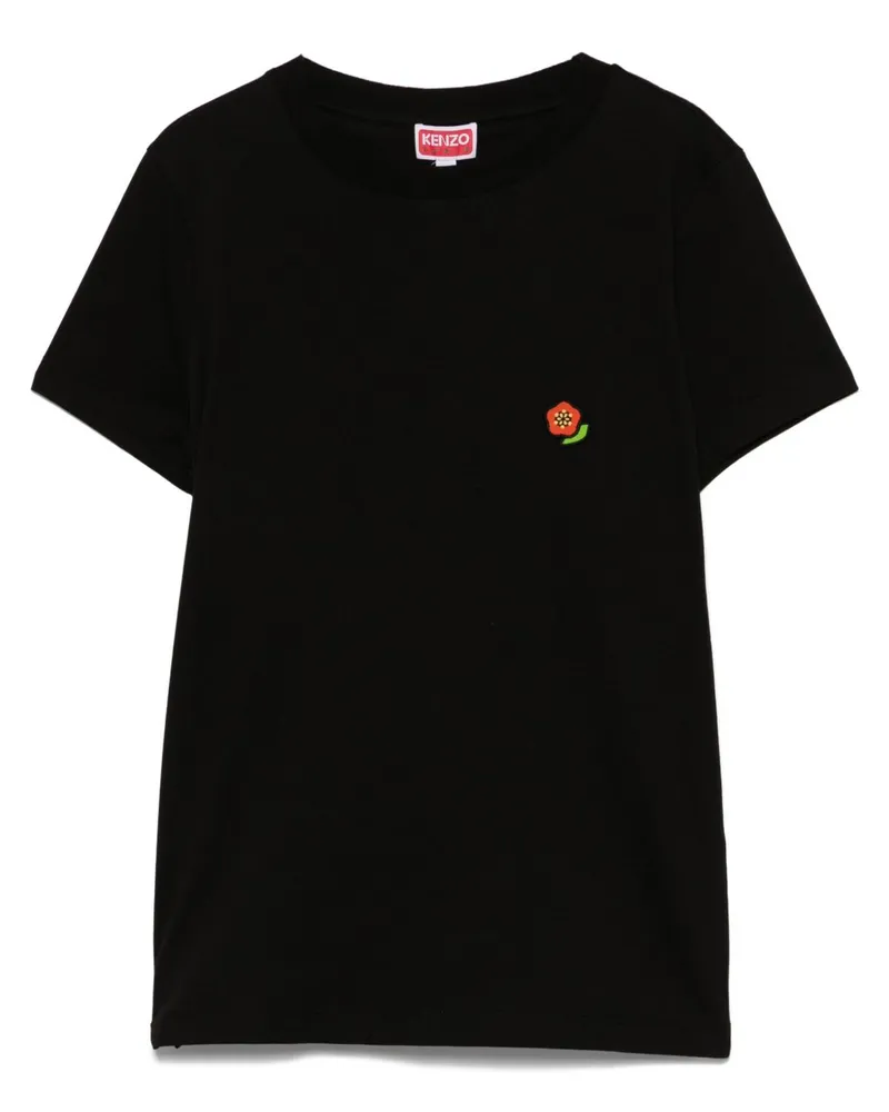 Kenzo Kneoz Pop -Baumwoll -T -Shirt Black