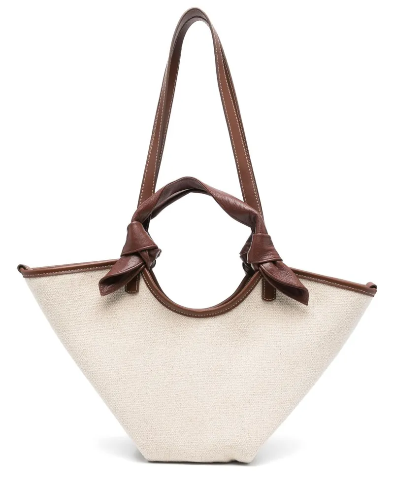HEREU Hieru fonol kleine Leinwandtasche Leather