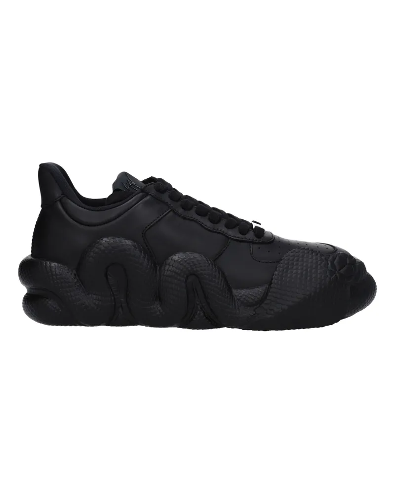 Giuseppe Zanotti Sneakers Cobra Männer Leder schwarz -