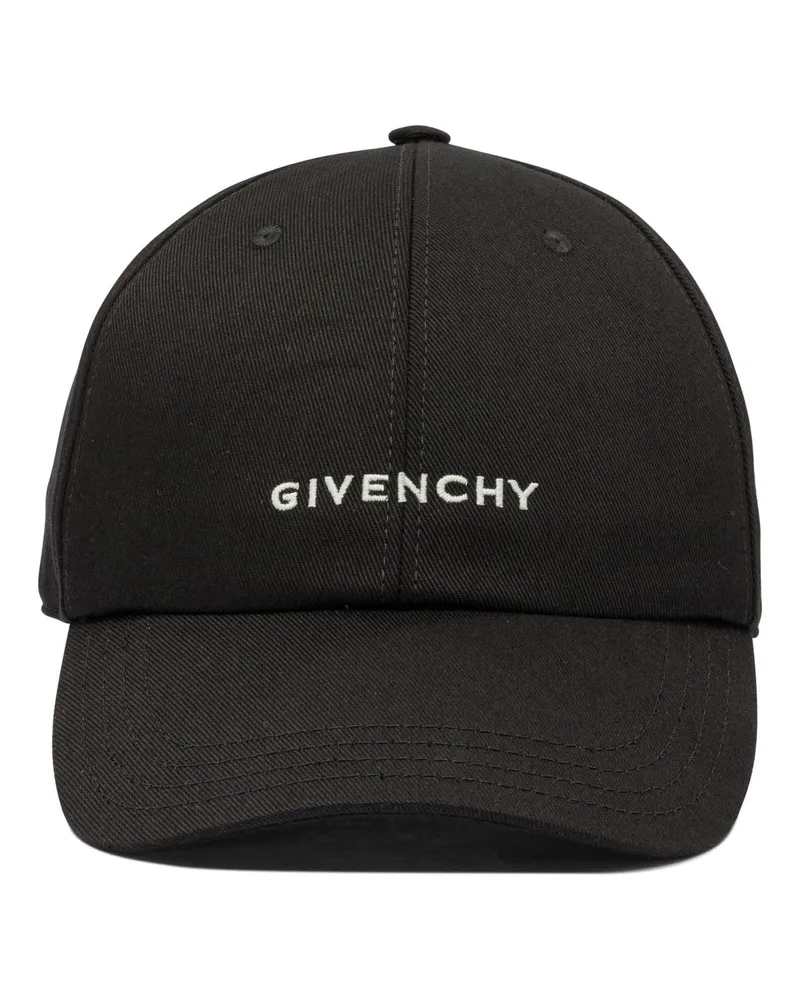 Givenchy Trucker-Mütze mit Givenchy-Logo Black