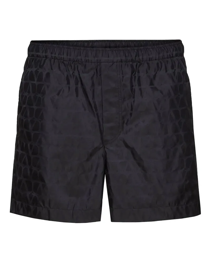Valentino Garavani Valentino Garavani Toile Ikonograph Schwimmshorts Blue