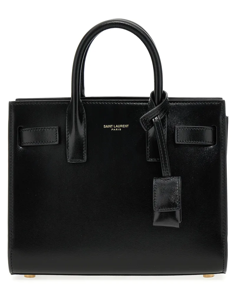 Saint Laurent Nano-Handtasche „Sac De Jour Black