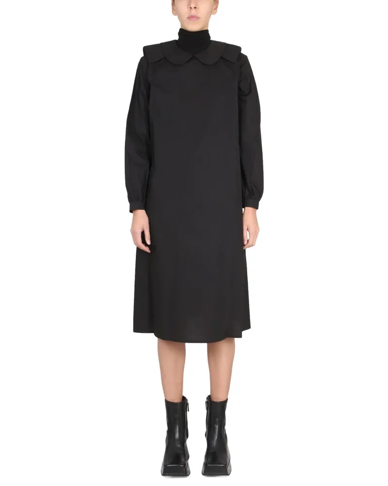 Raf Simons entspannte Fit -Hemdkleid Black