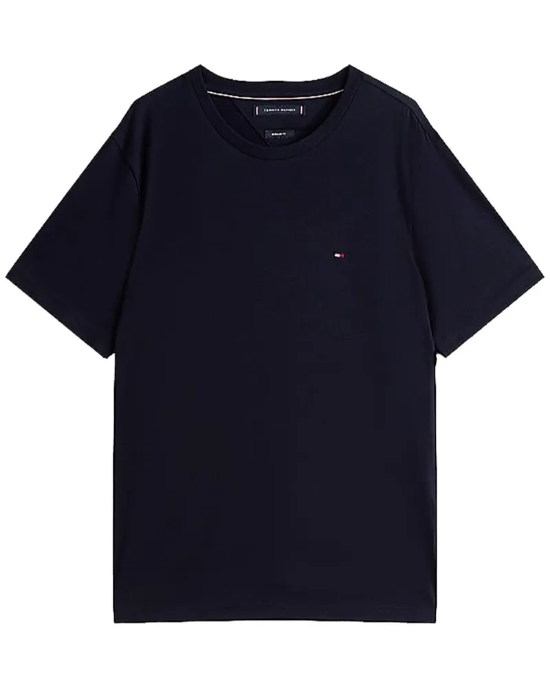 Tommy Hilfiger T-Shirt mit gestickter Flagge White
