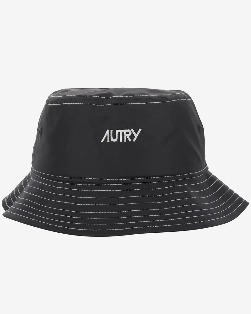 AUTRY Nylon Eimer Hut mit Logo Black