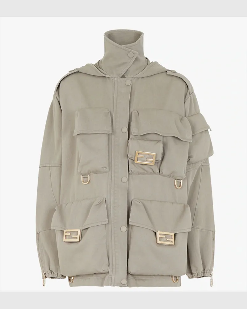 Fendi Jacken Beige