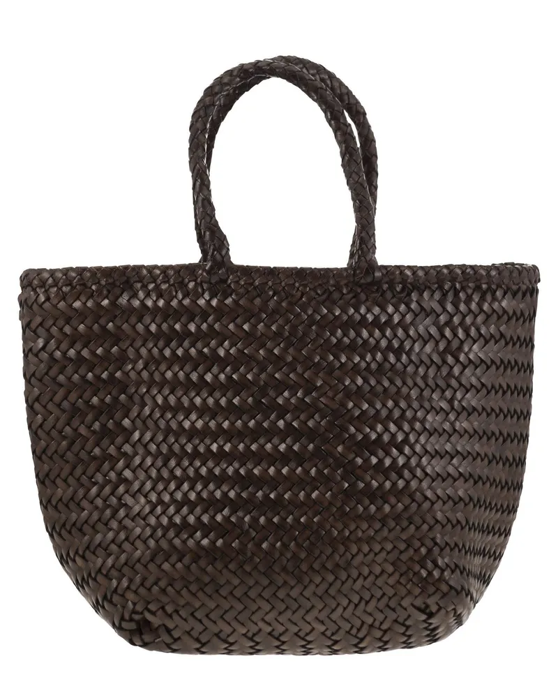 Dragon Grace Korb kleiner gewebter Ledertasche Dark