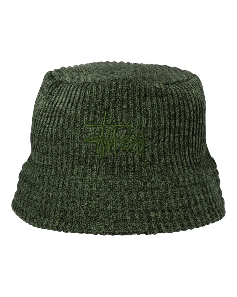 Stüssy Strick Mütze Green
