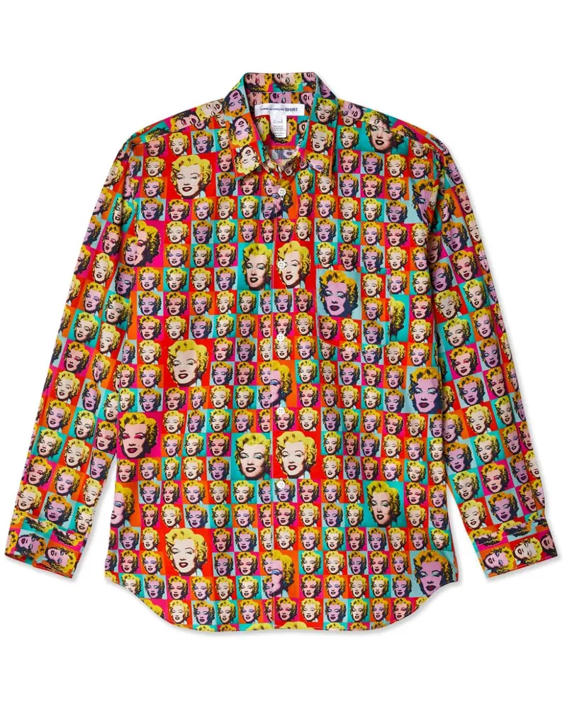 Comme des Garçons Comme des Garcons gedrucktes Baumwollhemd Multicolour