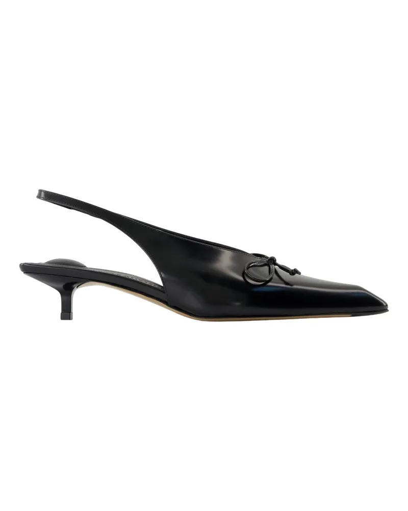 Jacquemus Kubisto B Slingbacks  Leder schwarz Black