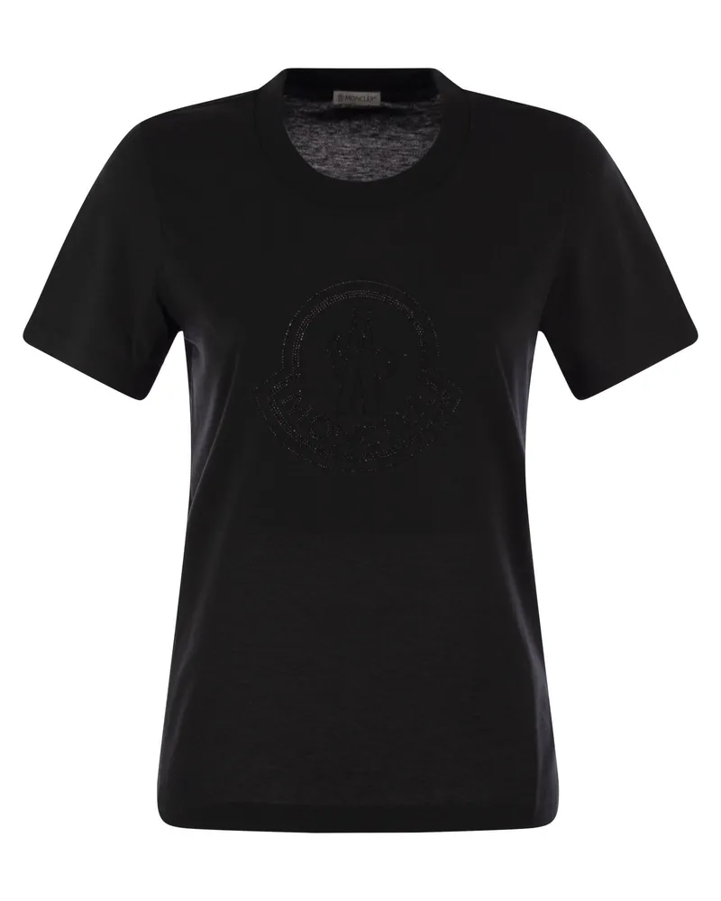 Moncler Logo T -Shirt Black