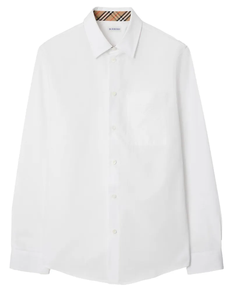 Burberry Baumwollhemd White