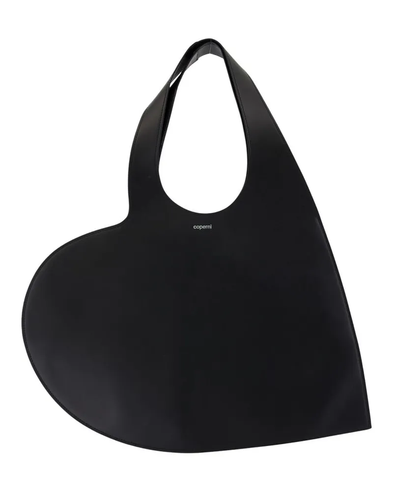 COPERNI Herz -Tasche in schwarzem Leder Schwarz