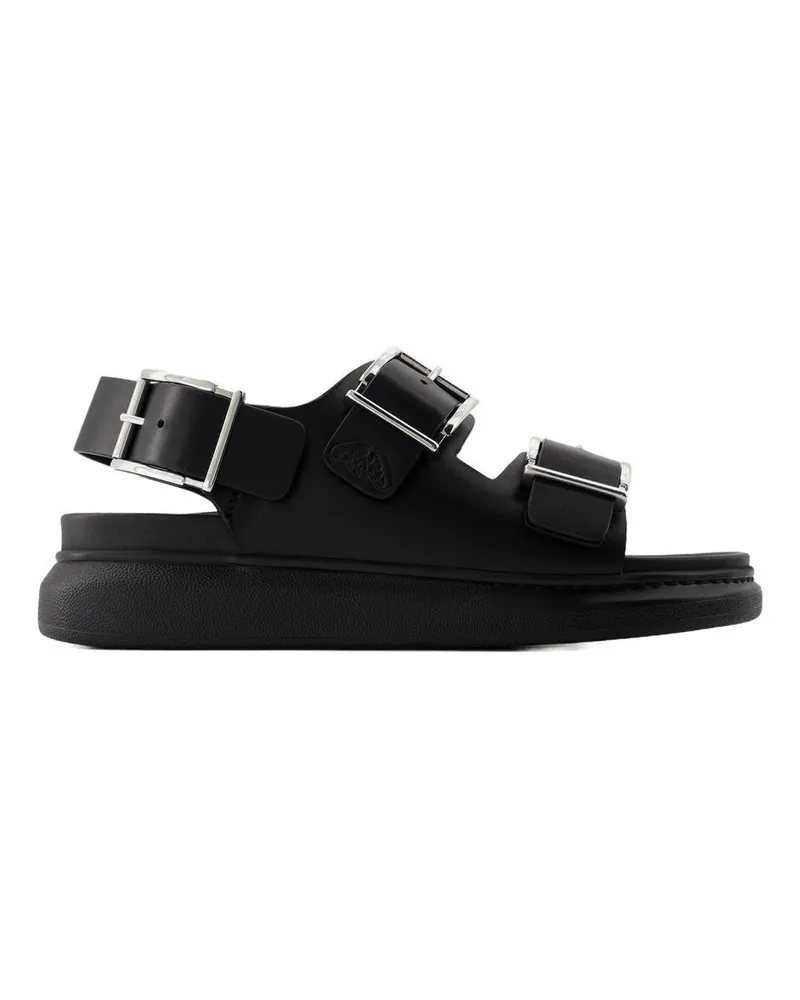 Alexander McQueen Siegel Sandalen Alexander Mc Königin Kalbskin Schwarz Black