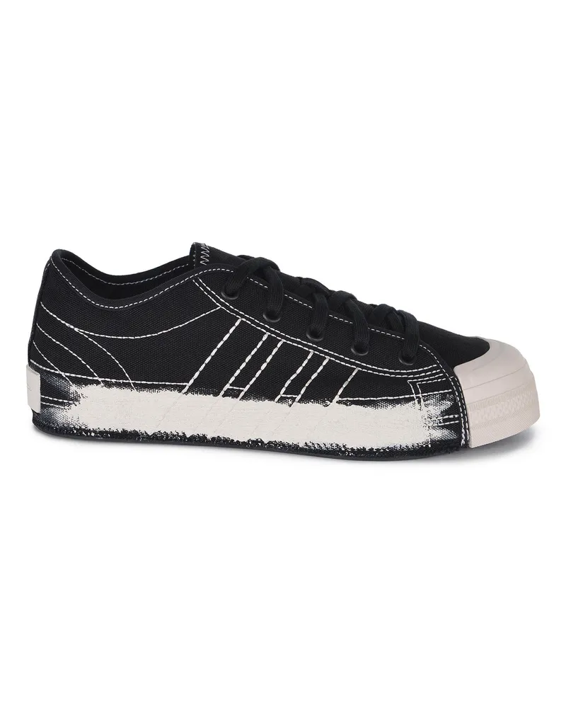 Y-3 Y 3 "schöne" Turnschuhe aus Leinwand Black