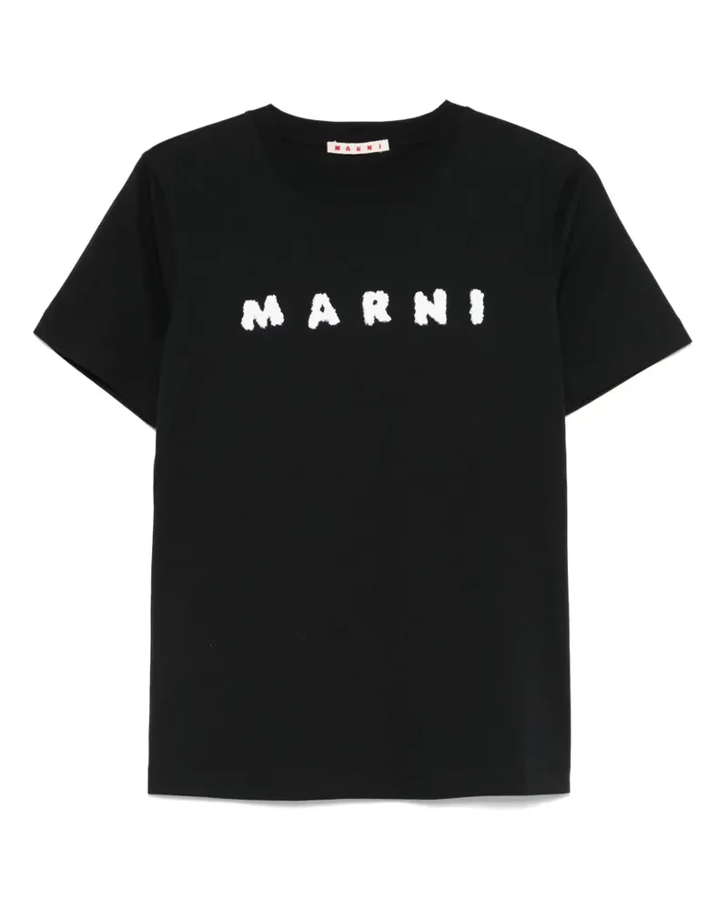 Marni gedrucktes T -Shirt Black