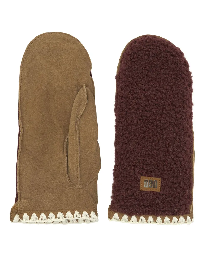UGG Smerlate“ Handschuhe aus Ug Gfluff Bordeaux