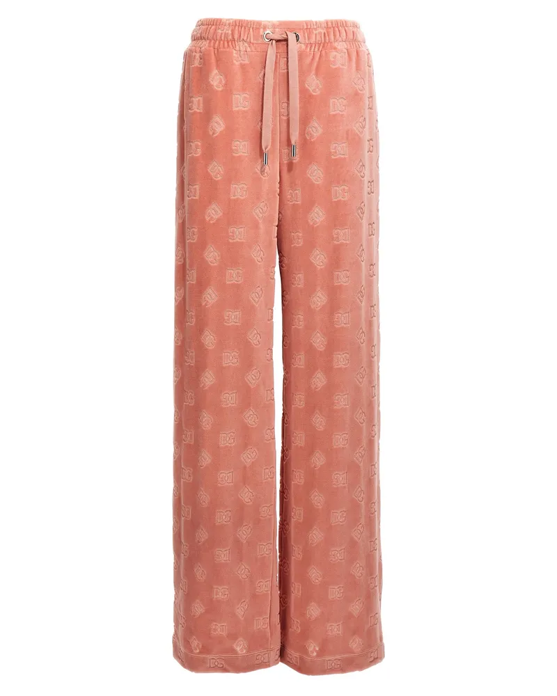 Dolce & Gabbana Logo Jogger Pink