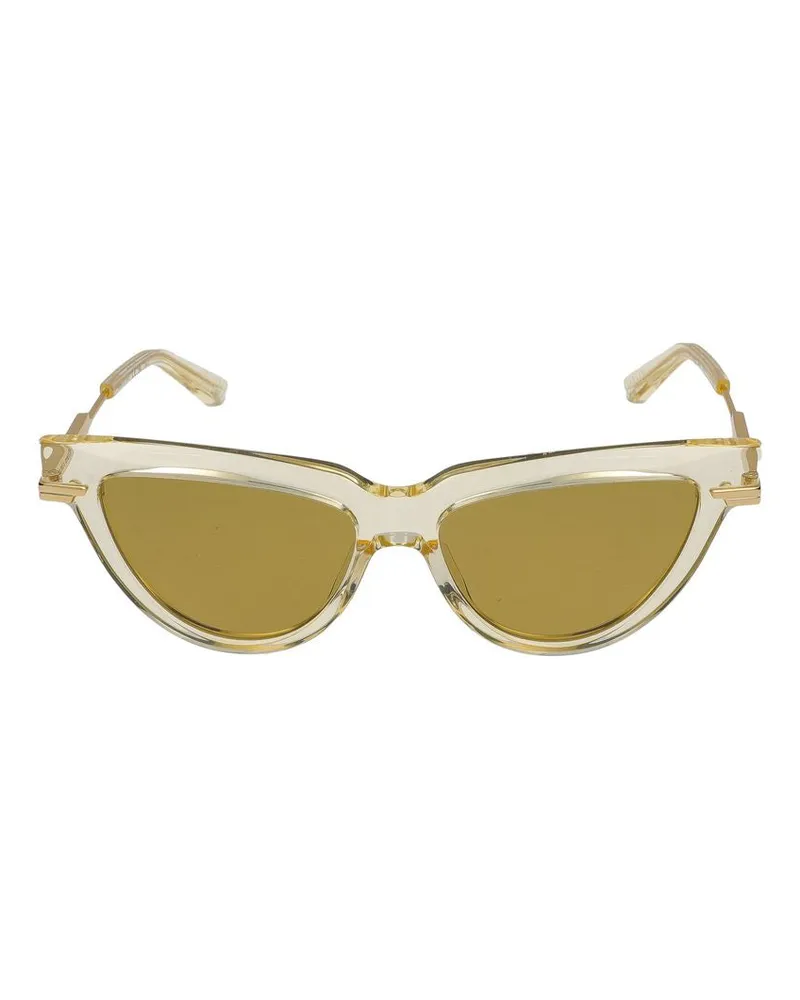 Bottega Veneta Sonnenbrille  Bv1265 S 004 Gelbgoldbraun /15 /140 004