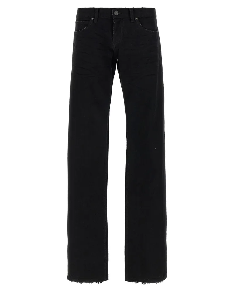 Balenciaga Jeans mit niedriger Taille Black